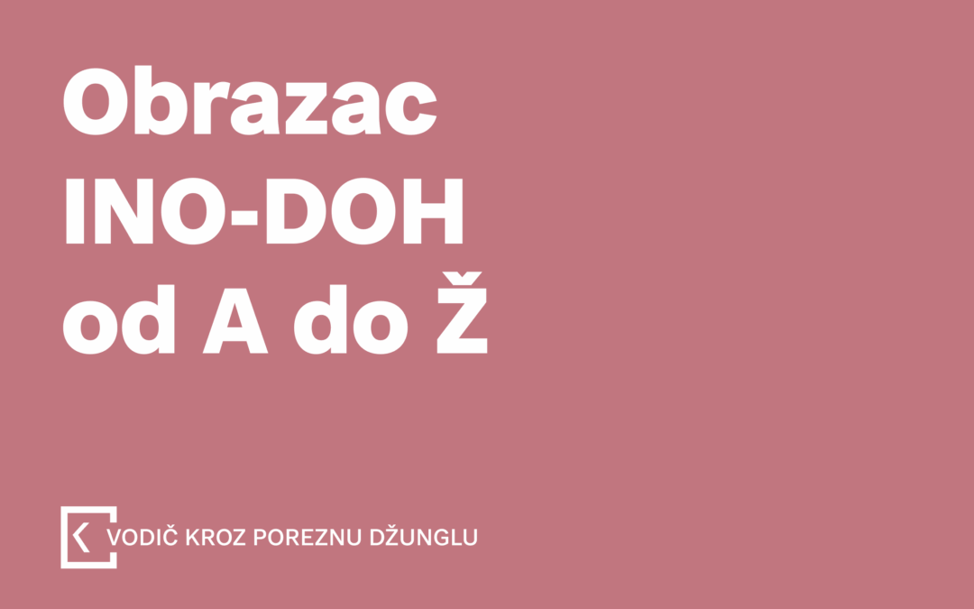 Obrazac INO-DOH